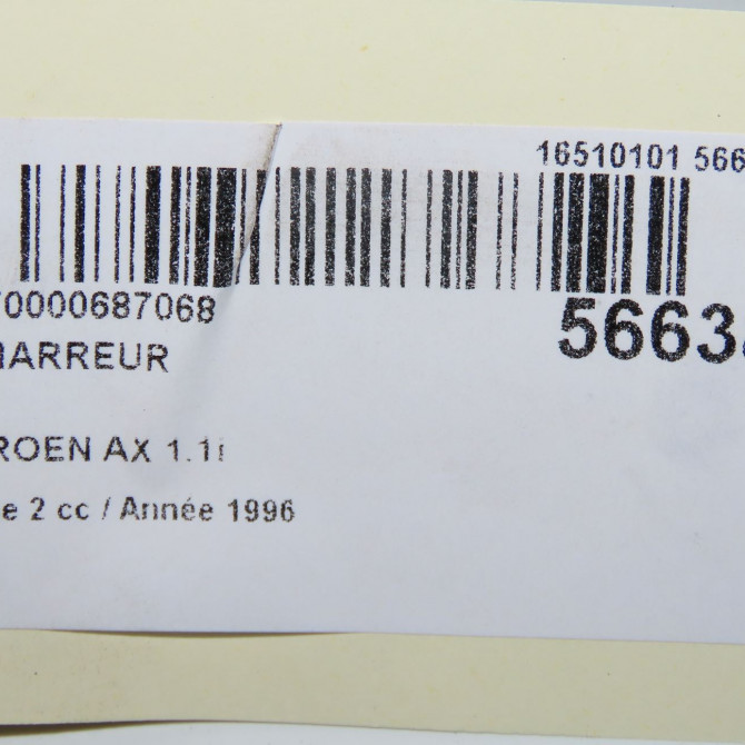 Démarreur occasion CITROEN AX Phase 2 07-1991->06-1998 1.1i 5802C9 7