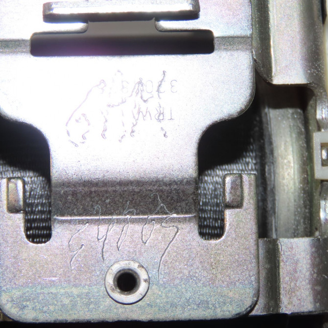 Ceinture arrière gauche occasion RENAULT CLIO III Phase 1 09-2005->03-2009 1.5 DCI 85ch 8200683950 6