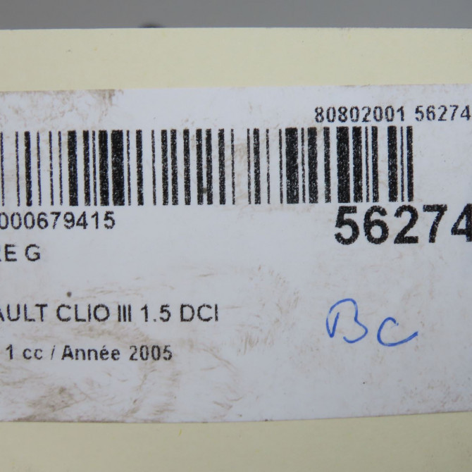 Phare gauche occasion RENAULT CLIO III Phase 1 09-2005->03-2009 1.5 DCI 70ch 260607570R 7