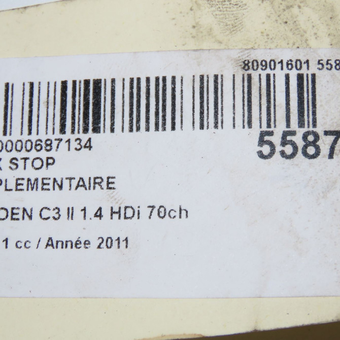 Feux stop supplementaire occasion CITROEN C3 II Phase 1 11-2009->02-2013 1.4 HDi 70ch 6351JS 5
