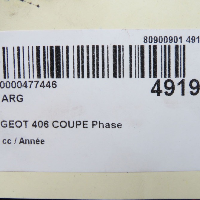 Feu arrière gauche occasion PEUGEOT 406 COUPE Phase 1 05-1997->12-2004 6350J2 6