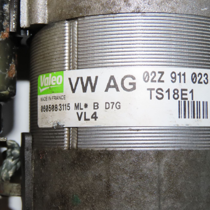 Démarreur occasion SEAT LEON II Phase 2 05-2009->09-2012 1.6 TDI 105ch 2Z911024JX 5