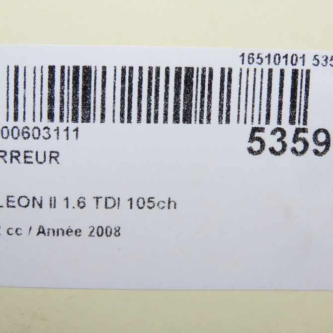 Démarreur occasion SEAT LEON II Phase 2 05-2009->09-2012 1.6 TDI 105ch 2Z911024JX 7