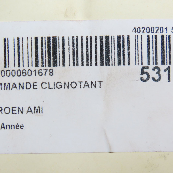Commande clignotant occasion CITROEN 9838423580 6