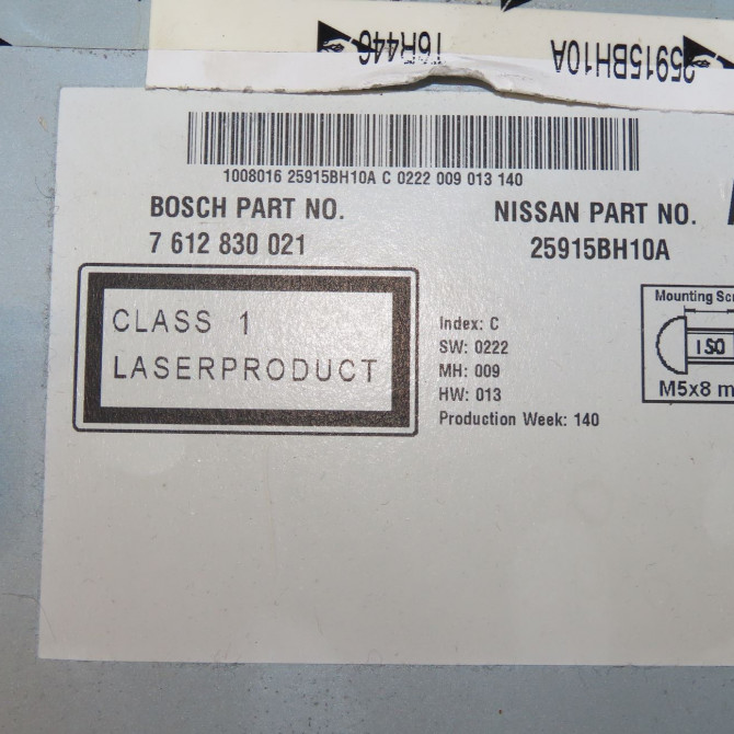 Autoradio occasion NISSAN NOTE I phase 2 03-2009->02-2014 1.5 DCI 86ch 28184BH20A 4