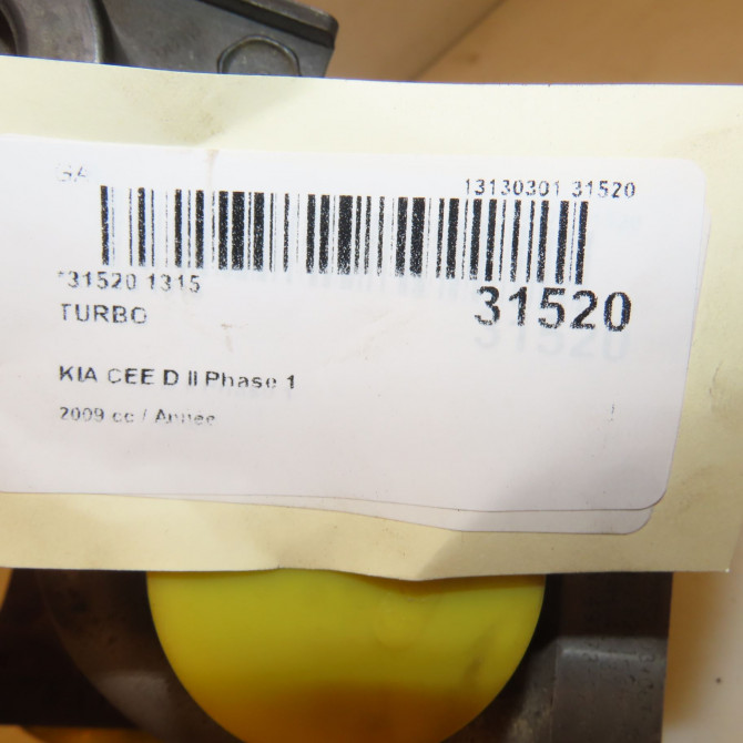 Turbo occasion KIA CEE D II Phase 1 09-2012->... 282012A710 3
