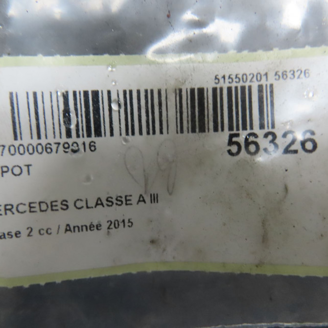 Capot occasion MERCEDES CLASSE A III phase 2 06-2015->... A160 1.5 D 90ch 1768800057 4