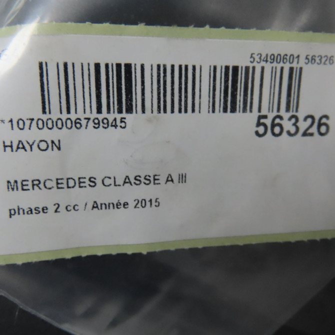 Hayon occasion MERCEDES CLASSE A III phase 2 06-2015->... A160 1.5 D 90ch 1767402200 5