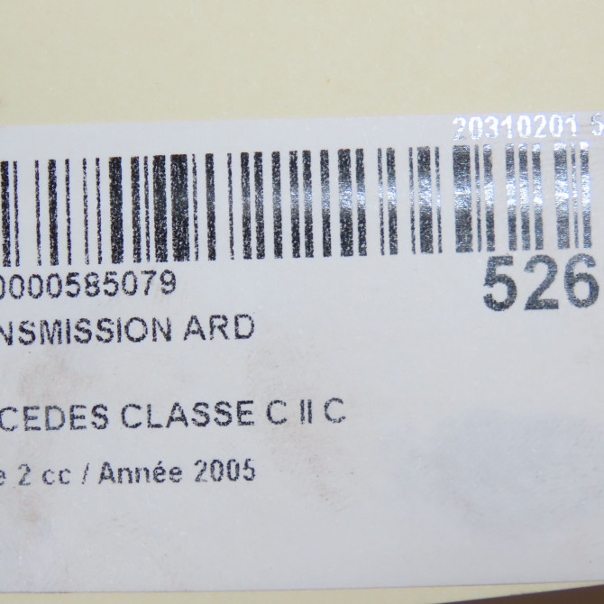 Transmission arrière droite occasion  2033502856 7