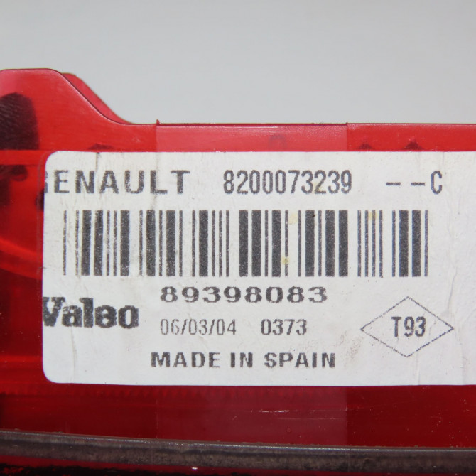 Feux stop supplementaire occasion RENAULT MEGANE II Phase 1 09-2003->12-2005 1.5 DCI 100ch 8200073239 4