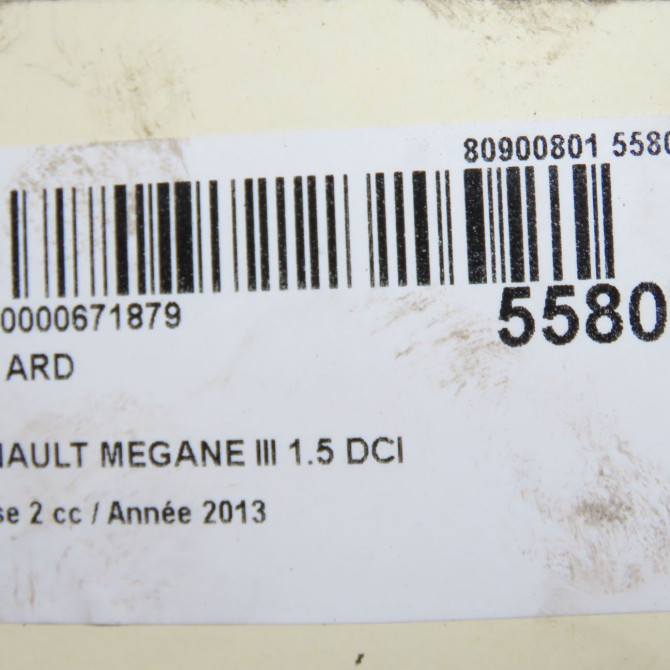 Feu arrière droit occasion RENAULT MEGANE III Phase 2 01-2012->06-2014 1.5 DCI 110ch 265500007R 6