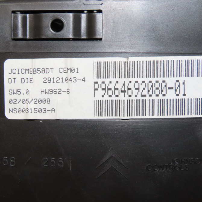 Compteur occasion CITROEN C4 PICASSO I Phase 1 01-2007->10-2013 2.0 HDi 138ch 6103W1 6