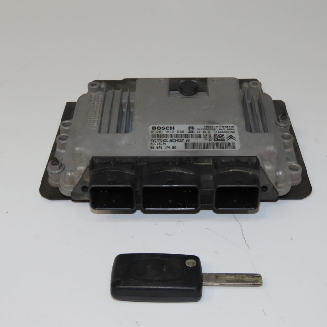 Calculateur moteur occasion CITROEN C4 PICASSO I Phase 1 01-2007->10-2013 1.6 HDi 16v 110ch 1942J1 1
