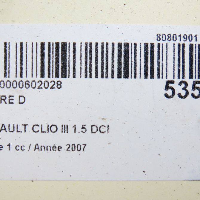 Phare droit occasion RENAULT CLIO III Phase 1 09-2005->03-2009 1.5 DCI 70ch 260100203R 6