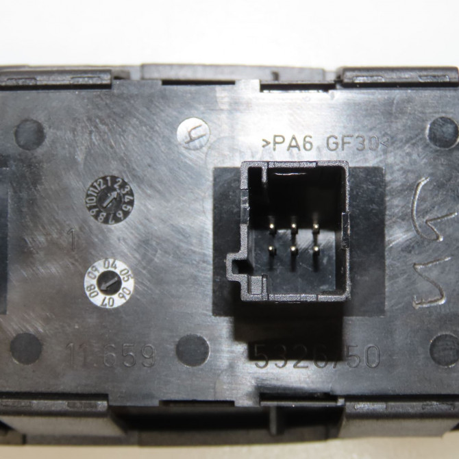 Commande lève-glace porte avant gauche occasion CITROEN C4 PICASSO I Phase 1 01-2007->10-2013 2.0 HDi 138ch 6554YH 3