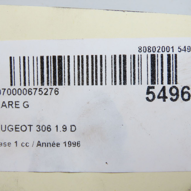 Phare gauche occasion PEUGEOT 306 Phase 1 09-1994->03-1997 1.9 D 6204K7 4