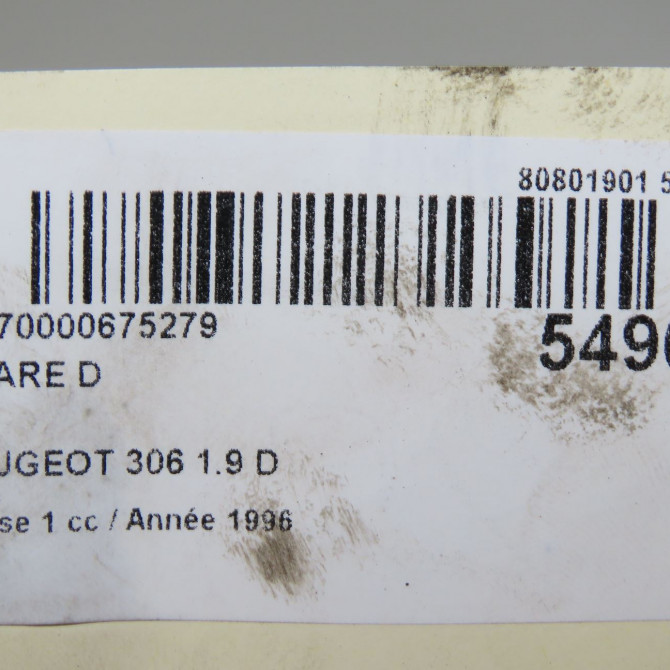 Phare droit occasion PEUGEOT 306 Phase 1 09-1994->03-1997 1.9 D 6205K7 4