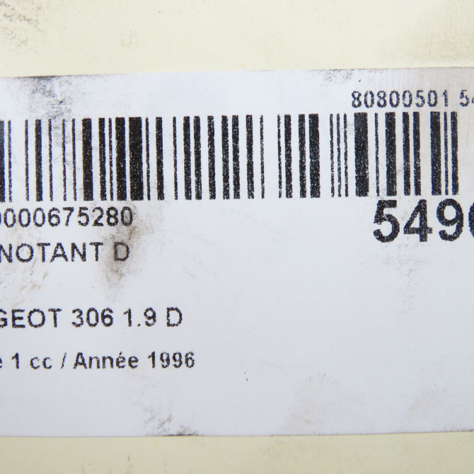 Clignotant droit occasion PEUGEOT 306 Phase 1 09-1994->03-1997 1.9 D 630324 5