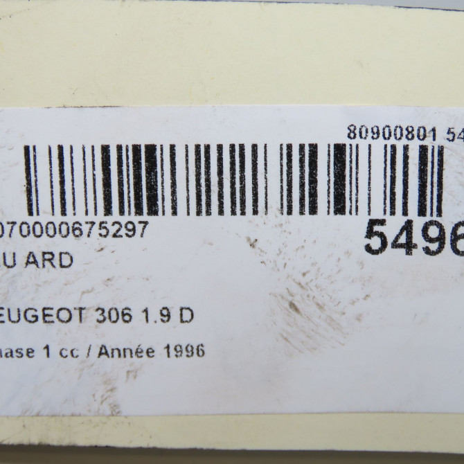 Feu arrière droit occasion PEUGEOT 306 Phase 1 09-1994->03-1997 1.9 D 635195 5