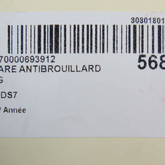 Phare antibrouillard avant gauche occasion DS DS7 9811333380 6