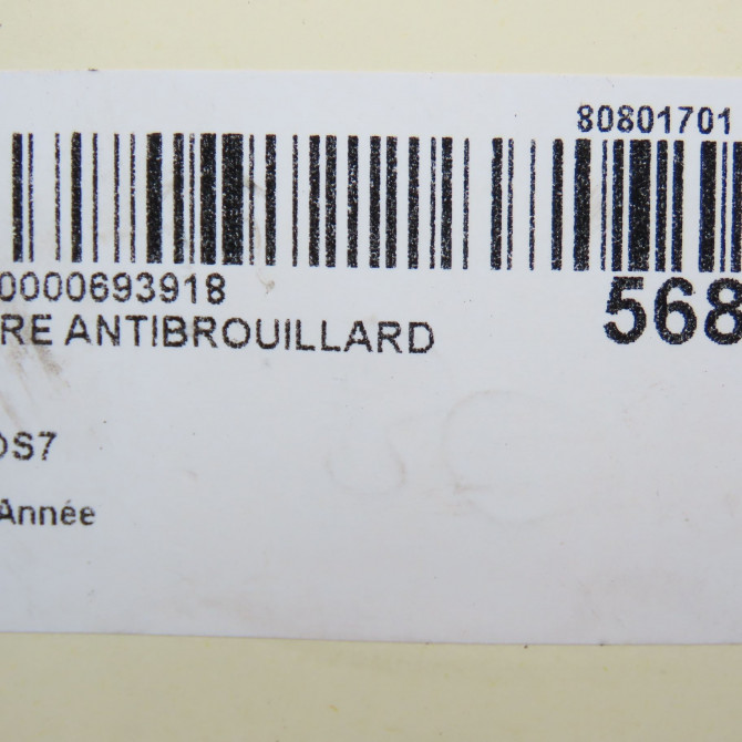 Phare antibrouillard avant droit occasion DS DS7 9811333380 6