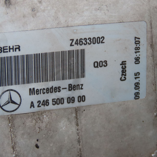 Echangeur air occasion MERCEDES CLASSE A III phase 2 06-2015->... A160 1.5 D 90ch 2465000900 4