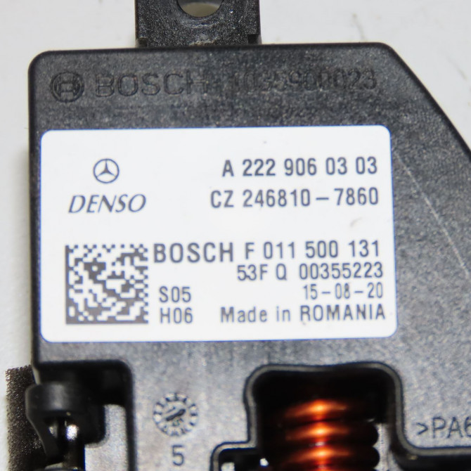 Resistance de chauffage occasion MERCEDES CLASSE A III phase 2 06-2015->... A160 1.5 D 90ch 2468300261 5