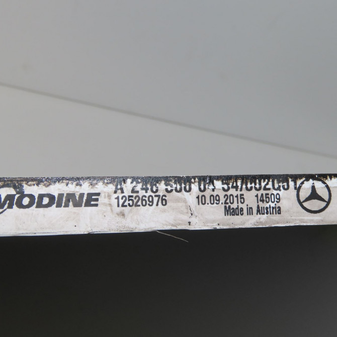Condenseur clim occasion MERCEDES CLASSE A III phase 2 06-2015->... A160 1.5 D 90ch 2465000454 3