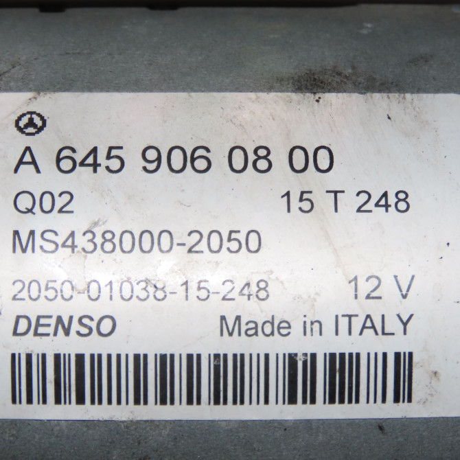 Démarreur occasion MERCEDES CLASSE A III phase 2 06-2015->... A160 1.5 D 90ch 6459060800 7