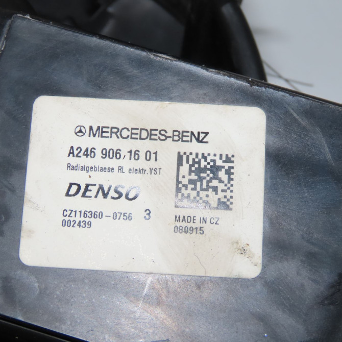 Ventilateur de chauffage occasion MERCEDES CLASSE A III phase 2 06-2015->... A160 1.5 D 90ch 2469061601 4