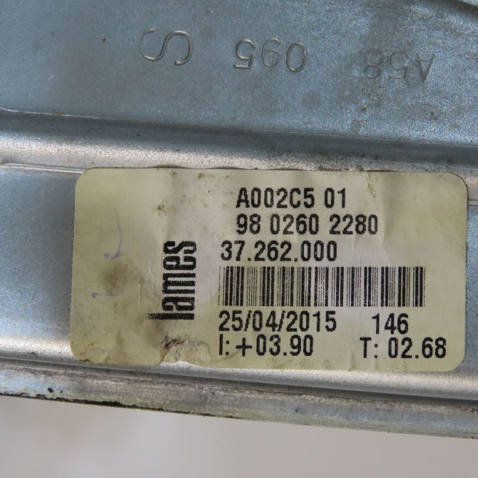 Mecanisme+moteur leve-glace arg occasion CITROEN C3 PICASSO Phase 2 09-2012->... 1.6 HDI 90ch 9802602280 4