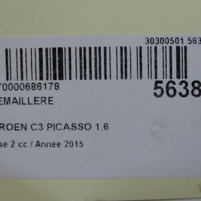 Cremaillere occasion CITROEN C3 PICASSO Phase 2 09-2012->... 1.6 HDI 90ch 1627686580 8