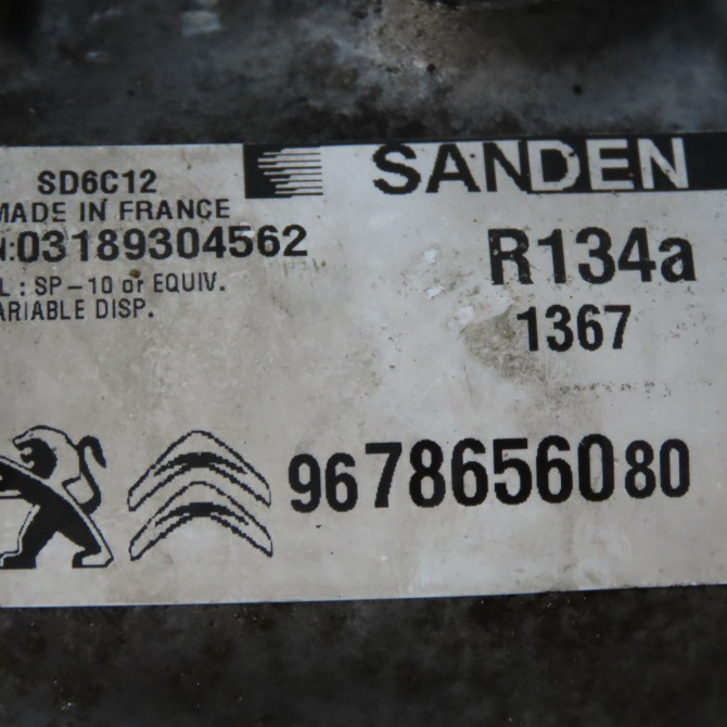 Compresseur air conditionne occasion CITROEN C3 PICASSO Phase 2 09-2012->... 1.6 HDI 90ch 1671553680 7
