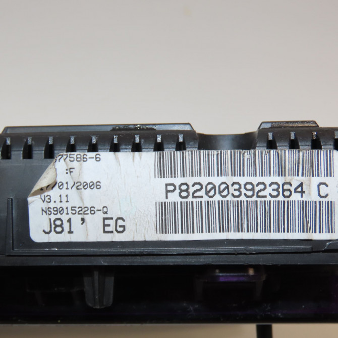 Compteur occasion RENAULT ESPACE IV Phase 2 03-2006->07-2012 1.9 DCI 8v 120ch 8200980658 3