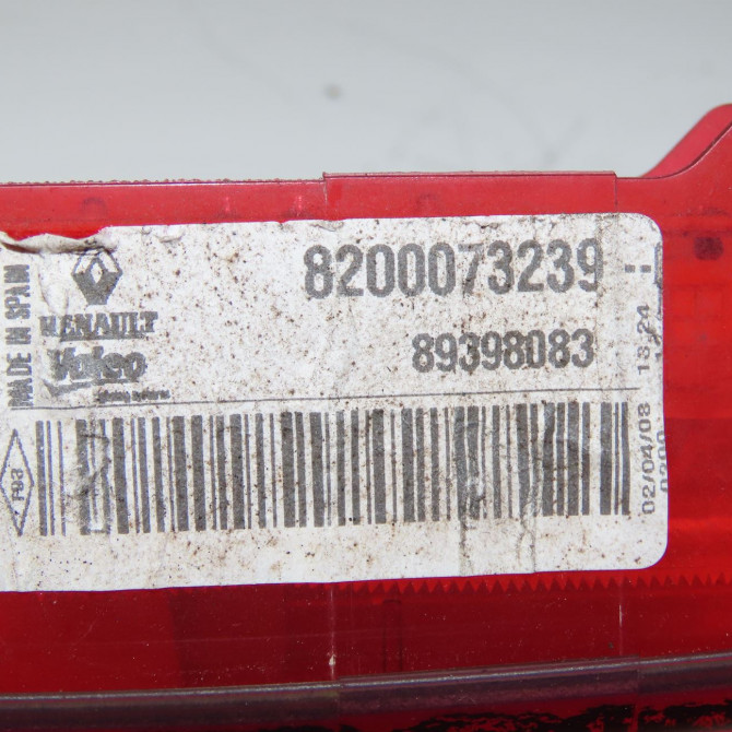 Feux stop supplementaire occasion RENAULT SCENIC II Phase 2 09-2006->04-2009 1.5 DCI 85ch 8200073239 4