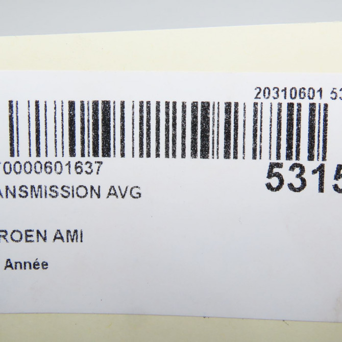 Transmission avant gauche occasion CITROEN 9838520580 6