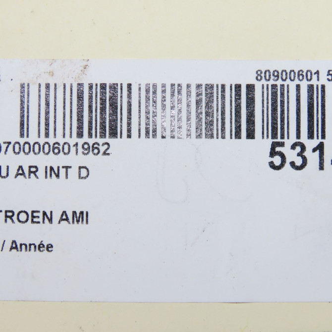 Feu arrière intérieur droit occasion CITROEN 5