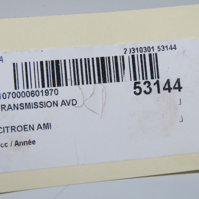 Transmission avant droite occasion CITROEN 9838520580 5