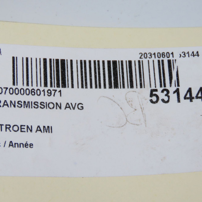 Transmission avant gauche occasion CITROEN 9838520580 5