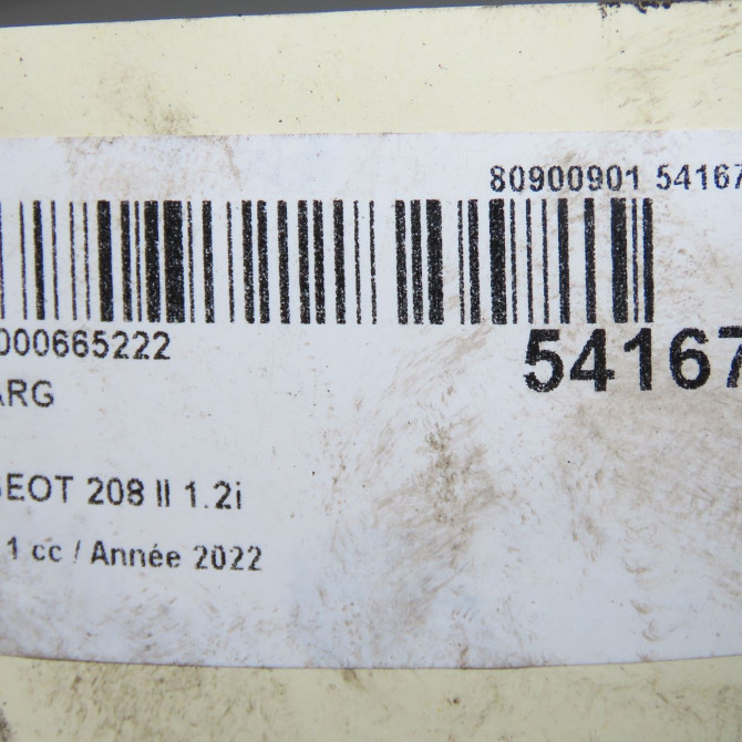 Feu arrière gauche occasion  9823216880 6