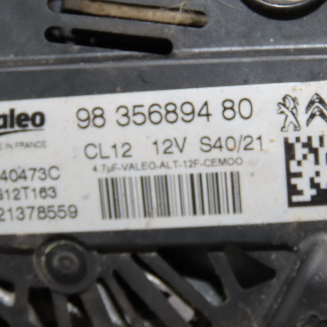 Alternateur occasion  9835689480 7
