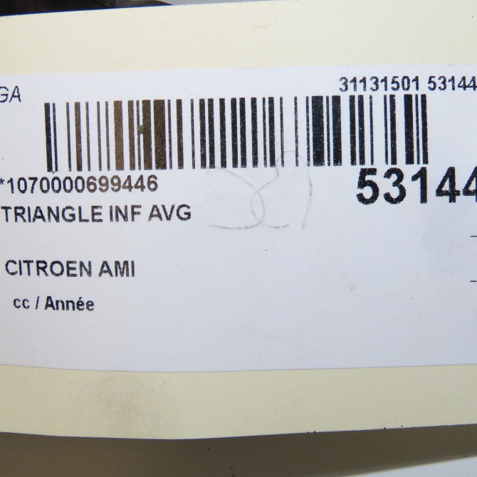 Triangle inf avg occasion CITROEN 9857903080 5