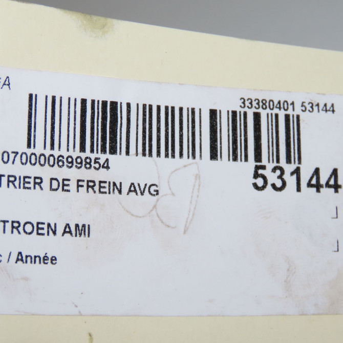 Etrier de frein avant gauche occasion CITROEN 1663358180 6