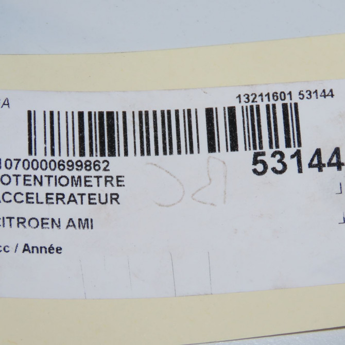 Potentiometre accelerateur occasion CITROEN 6