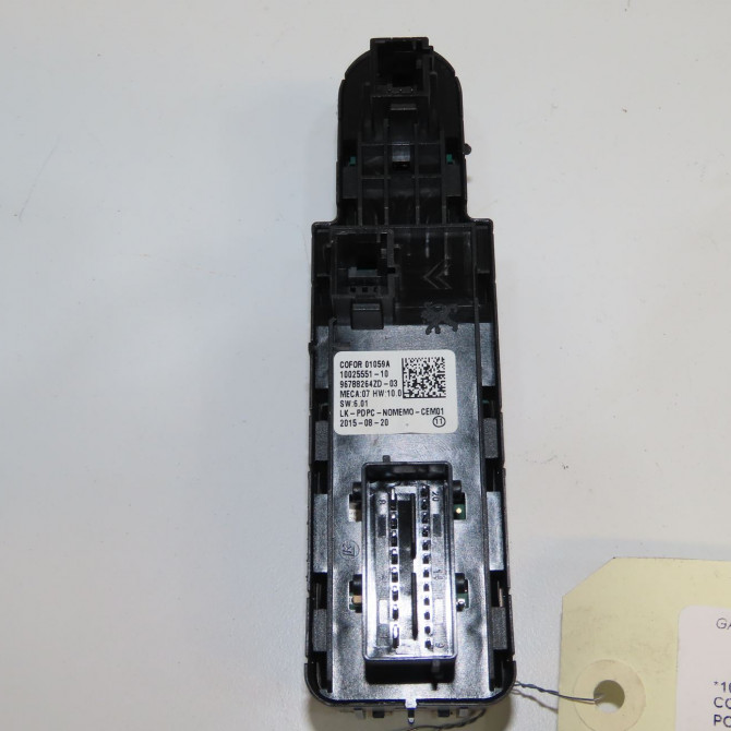 Commande lève-glace porte avant gauche occasion  96788264ZD 2