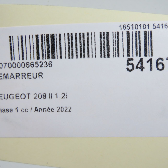 Démarreur occasion  9812715480 8