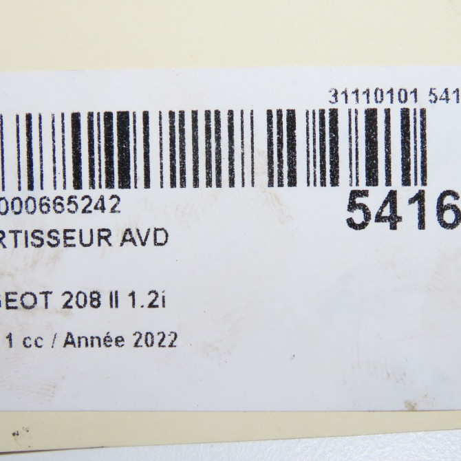 Amortisseur avant droit occasion  9831168980 8