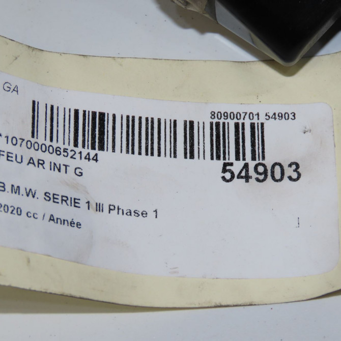 Feu arrière interieur gauche occasion B.M.W. 63217450651 5