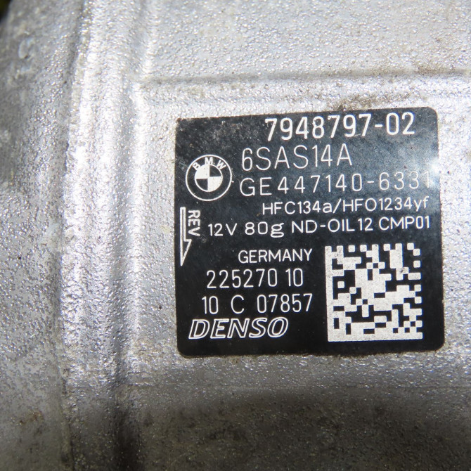 Compresseur air conditionne occasion B.M.W. 64527948797 5