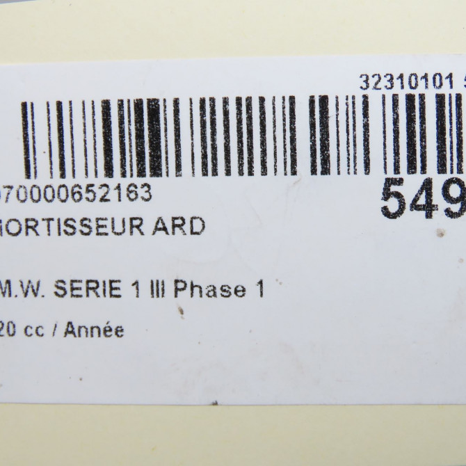 Amortisseur arrière droit occasion B.M.W. 33506877075 7